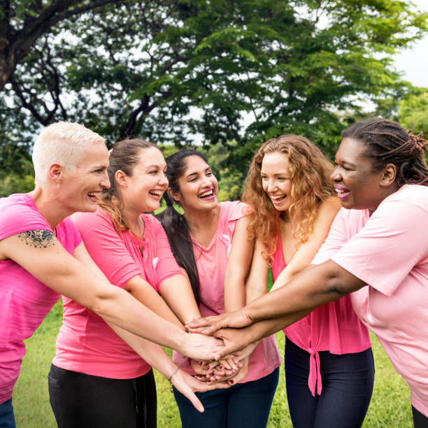 istock Women Breast Cancer Support Charity Concept 820212542