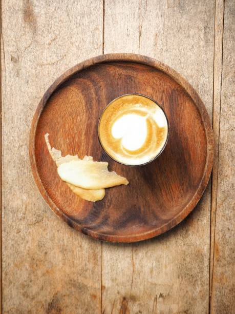 Latte art coffee