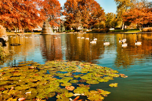 Goodale Park, located in the Victorian Village area of Columbus, Ohio, covers 32 acres and is the oldest park in the city.