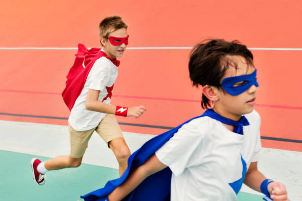 istock Superheroes Boys Friends Brother Buddy Concept 820220064