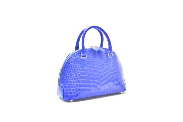 istock Blue genuine crocodile bag 820225004