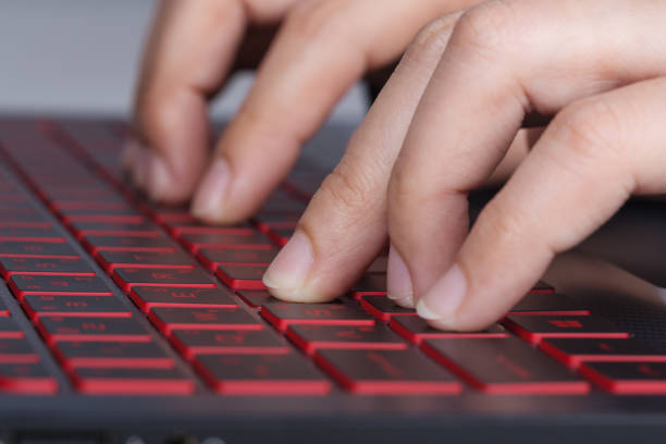 istock business hand typing keyboard of laptop 820237882