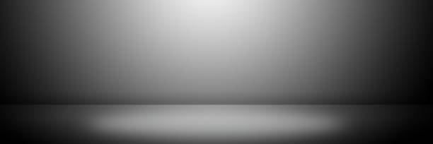 istock Abstract black and white color background, empty gradient color for product display 820238170