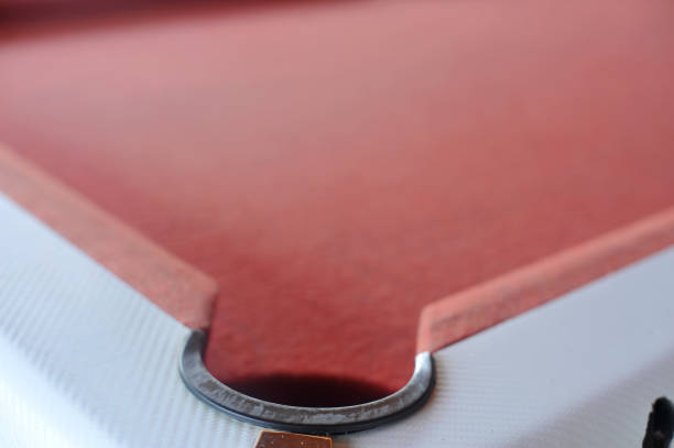 istock corner of snooker billiard pool table 820243050
