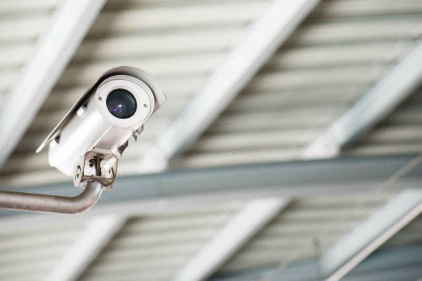 istock Security CCTV camera or surveillance system.CCTV camera, surveillance camera, video surveillance camera 820261480