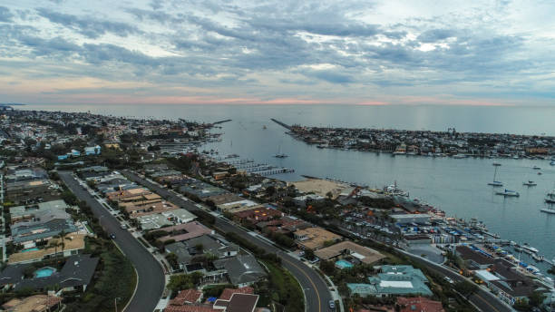 istock Night in Newport Beach, California 820266342