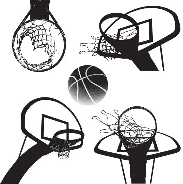 Vector illustration of Basketball