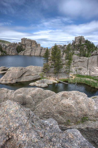 istock On the boulders of Sylvan Lake. 820292992