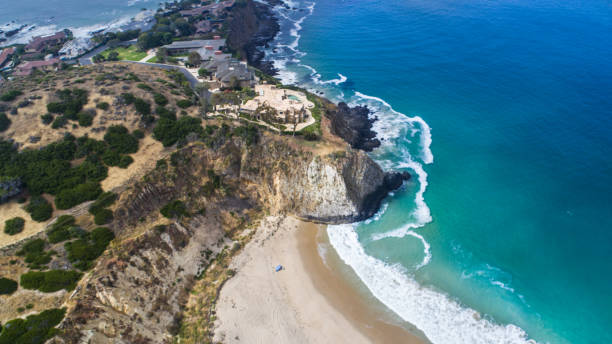 istock Aerial View of Crystal Cove State Beach 820295936
