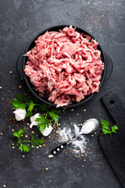 istock Mincemeat, minced or ground meat 820302110
