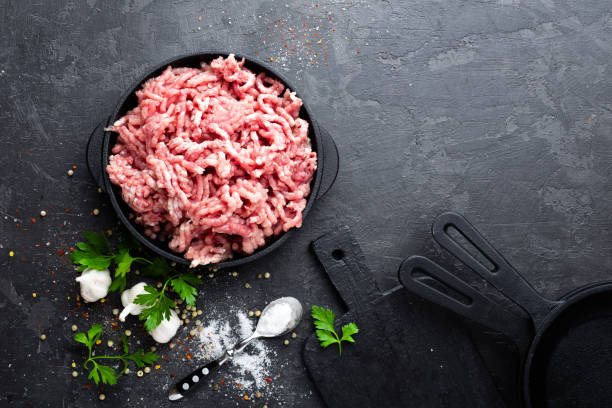 istock Mincemeat, minced or ground meat 820302202