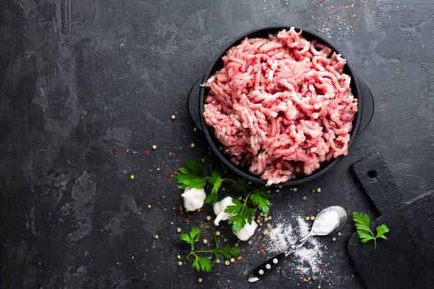 istock Mincemeat, minced or ground meat 820302260