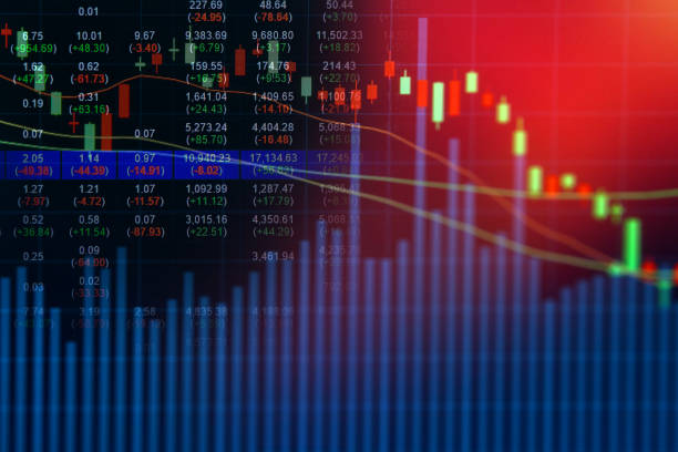 istock Stock market on display 820304844