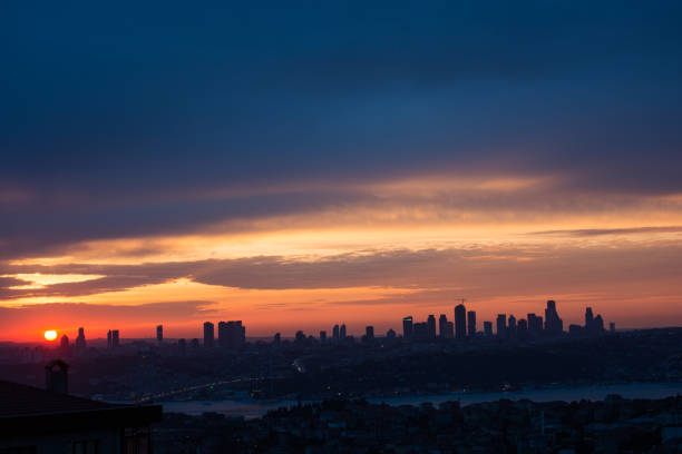 istock Istanbul Bosporus Bridge on sunset 820305348