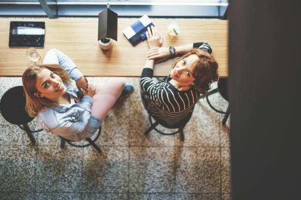 istock Two women in cafe 820311820