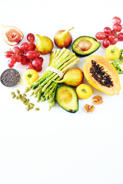 istock Vegetarian background or clean eating concept. 820335272