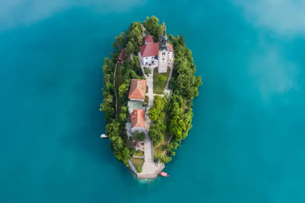 The Church of the Assumption, Bled, Slovenia