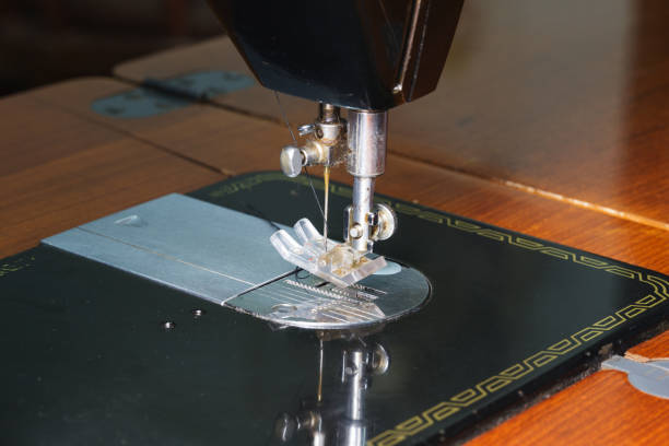 istock close-up needle of the sewing machine 820358386