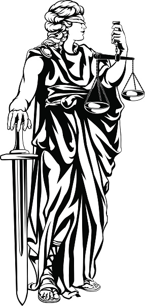Lady Justice Illustration