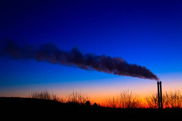 istock Smoke over the Chimney 820369392