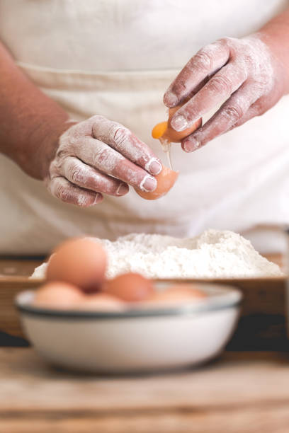 istock Senior woman cooking traditional dumplings 820371178