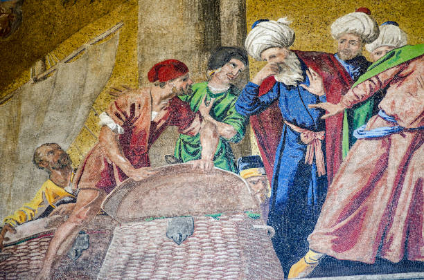 Detail of the Saint Mark's Basilica in Venice, Italy