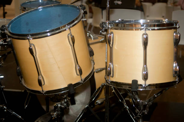istock Detail of drum kit on stage. 820379694