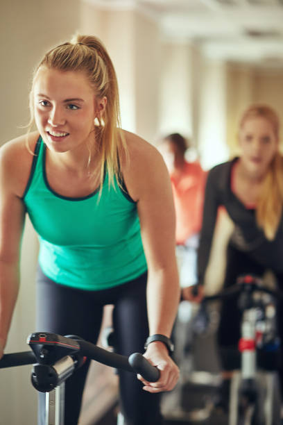 istock Spin the calories away 820404022