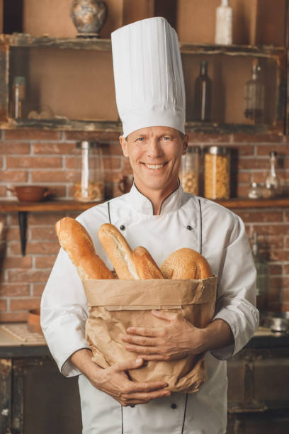 istock Bakery chef cooking bake in the kitchen professional 820438054