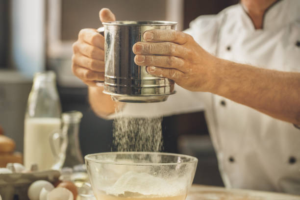istock Bakery chef cooking bake in the kitchen professional 820448360