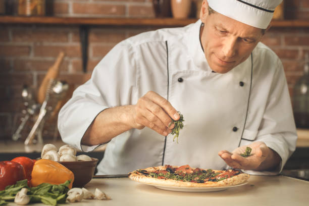 istock Bakery chef cooking bake in the kitchen professional 820462840