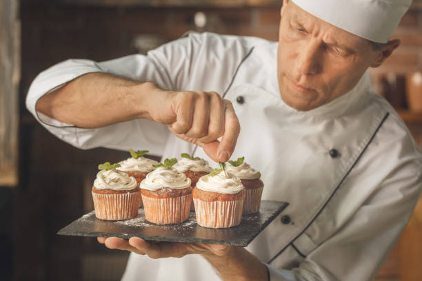 istock Bakery chef cooking bake in the kitchen professional 820465692