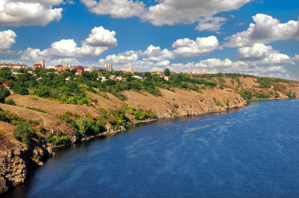 istock Landscape of the Dnieper River in Ukraine 820476830