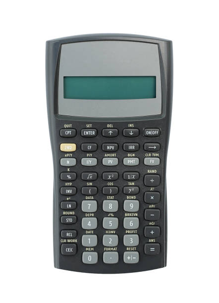 istock Scientific calculator on white isolated background. 820481412