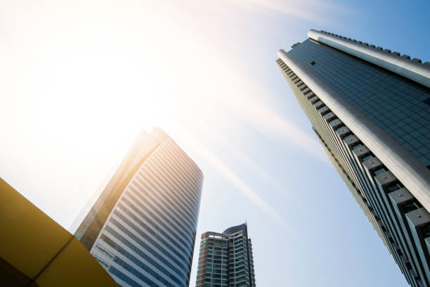 istock Architecture abstract of modern building in the city 820482282