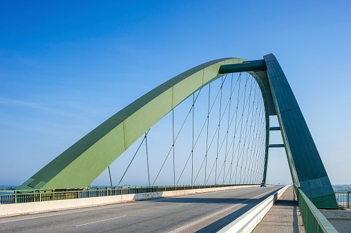 The Fehmarnsund Bridge at the Baltic Sea