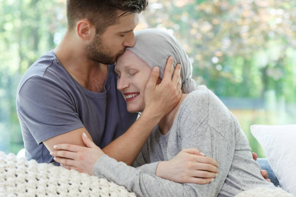 istock Sick woman being kissed 820508610