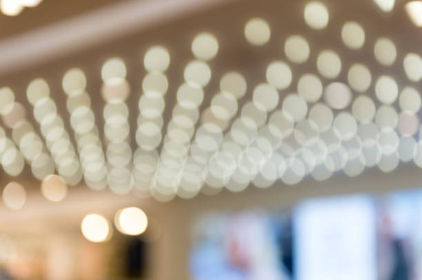 istock Bokeh light, shimmering blur spot lights on gold 820510940
