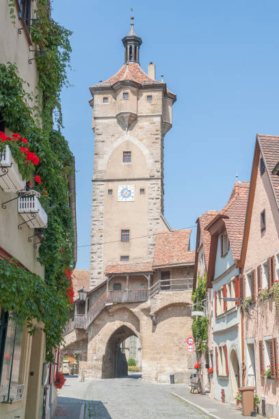 rothenburg ob der tauber - rothenburg old town travel tourism imagens e fotografias de stock