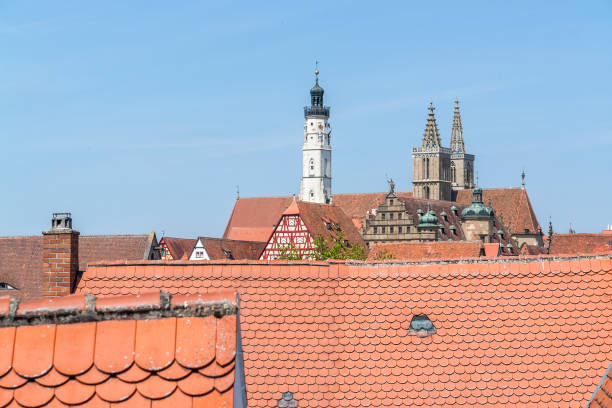 viewpoint on the city, Rothenburg, Germany