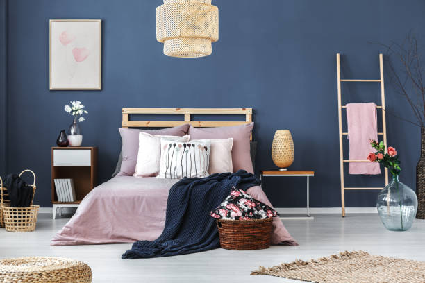 istock Decorative ladder in bedroom 820555770