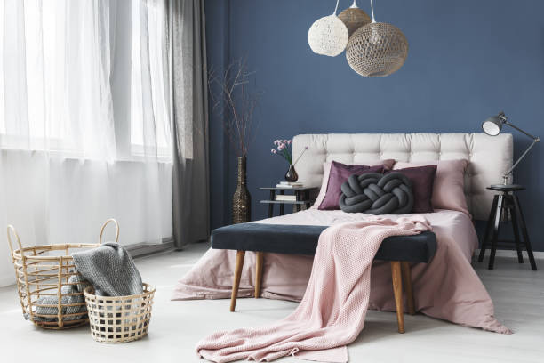 istock Room in pastel colors 820555868
