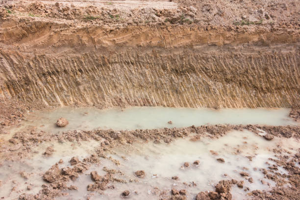 istock The layers of soil and rock. 820556772