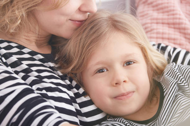 istock Little blonde girl 820557378