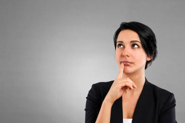 istock Businesswoman is Thinking 820557534