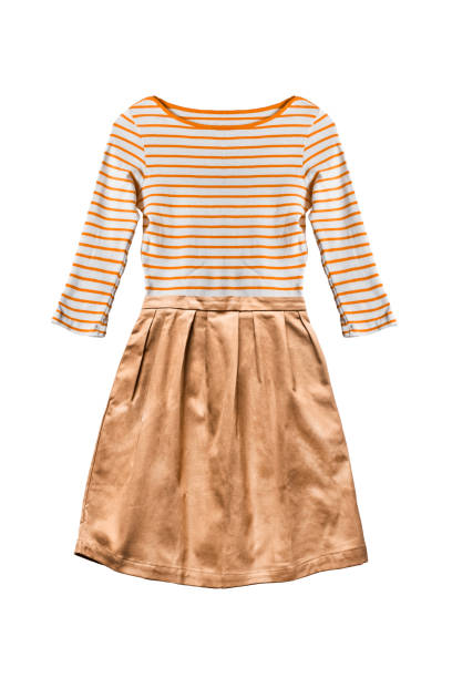 istock Yellow dress isolated 820588482