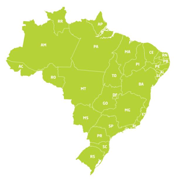 ilustrações, clipart, desenhos animados e ícones de político de brasil - brasil mapa