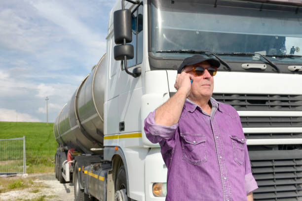 istock Mature truck driver 820592814