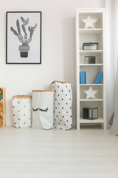 istock Simple decor in baby room 820593748