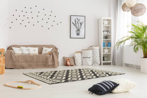 istock Calm gender neutral baby room 820593806